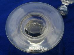 H 29 cm / Ancien drageoir cristal baccarat Facettes taille crystal