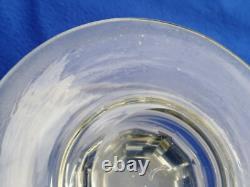 H 29 cm / Ancien drageoir cristal baccarat Facettes taille crystal