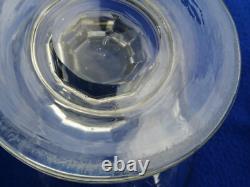 H 29 cm / Ancien drageoir cristal baccarat Facettes taille crystal