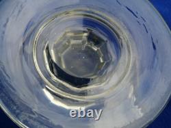 H 29 cm / Ancien drageoir cristal baccarat Facettes taille crystal