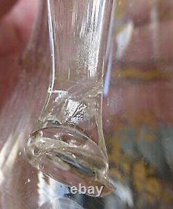 Huilier vinaigrier verre souffle ancien 18 siecle carafon louis xvi