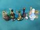 Important Lot D'anciens Flacons A Parfum En Verre, Cristal, Pate De Verre
