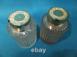 Important Lot D'anciens Flacons A Parfum En Verre, Cristal, Pate De Verre