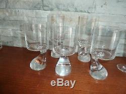 JOE COLOMBO-5 verres anciens design