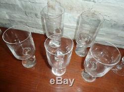 JOE COLOMBO-5 verres anciens design