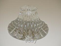JOLI ANCIEN BOUGEOIR CRISTAL DE BACCARAT modèle MASSENA déco TABLE de FETES XXe