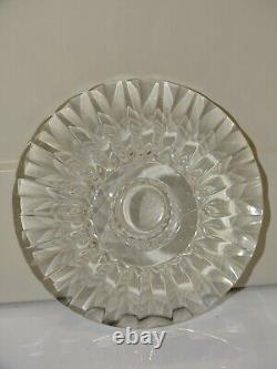 JOLI ANCIEN BOUGEOIR CRISTAL DE BACCARAT modèle MASSENA déco TABLE de FETES XXe