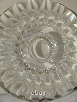 JOLI ANCIEN BOUGEOIR CRISTAL DE BACCARAT modèle MASSENA déco TABLE de FETES XXe
