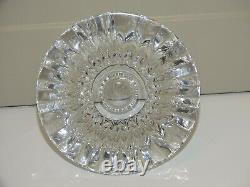 JOLI ANCIEN BOUGEOIR CRISTAL DE BACCARAT modèle MASSENA déco TABLE de FETES XXe