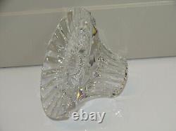 JOLI ANCIEN BOUGEOIR CRISTAL DE BACCARAT modèle MASSENA déco TABLE de FETES XXe