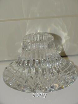 JOLI ANCIEN BOUGEOIR CRISTAL DE BACCARAT modèle MASSENA déco TABLE de FETES XXe