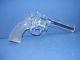 Joli ancien revolver, police python 357, en cristal, Royales de Champagne