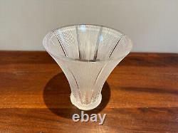 Lalique France Ancien vase Epis années 60. Eclat