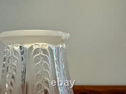 Lalique France Ancien vase Epis années 60. Eclat