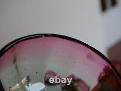 Legras 4 Anciens Verres A Aperitif Cristal Couleur Vert Rouge Degrader Vers 1900