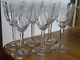 Lobmeyr 6 ANCIENS VERRES A VIN FINE GRAVURE SUR UN FIN CRISTAL ht 13,5 cm