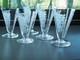 Lot 5 Verres Anciens Art Deco Cristal Baccarat Antique Glasses Fruits