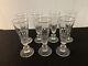 Lot 7 flûtes en cristal ancien Baccarat (prix du lot)