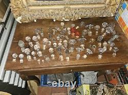 Lot De 52 Bouchons De Carafe En Cristal Ancien