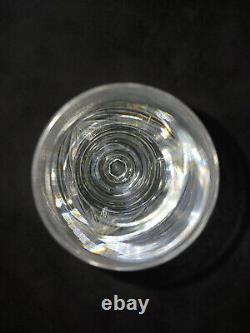 Lot ancien de 6 flutes à champagne en cristal neuves dans le carton d'origine