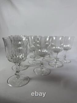Lot de 24 Anciens Verres à pied En Cristal