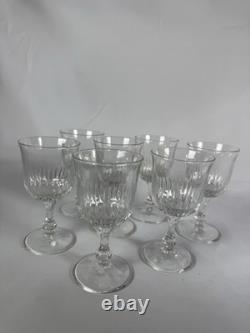 Lot de 24 Anciens Verres à pied En Cristal