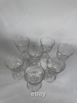 Lot de 24 Anciens Verres à pied En Cristal