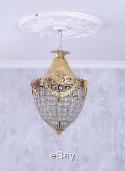 Lustre ancien plafonnier lustre en cristal lustre lampe à suspension