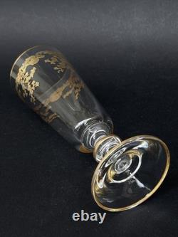 MAGNIFIQUE ancienne GRANDE FLÛTE en CRISTAL BACCARAT SAINT LOUIS à identifier