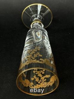 MAGNIFIQUE ancienne GRANDE FLÛTE en CRISTAL BACCARAT SAINT LOUIS à identifier