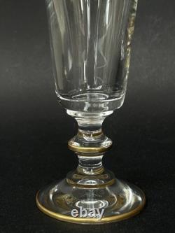 MAGNIFIQUE ancienne GRANDE FLÛTE en CRISTAL BACCARAT SAINT LOUIS à identifier