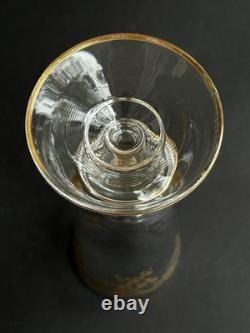 MAGNIFIQUE ancienne GRANDE FLÛTE en CRISTAL BACCARAT SAINT LOUIS à identifier