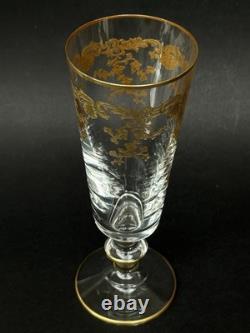 MAGNIFIQUE ancienne GRANDE FLÛTE en CRISTAL BACCARAT SAINT LOUIS à identifier