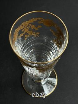 MAGNIFIQUE ancienne GRANDE FLÛTE en CRISTAL BACCARAT SAINT LOUIS à identifier