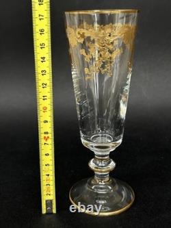 MAGNIFIQUE ancienne GRANDE FLÛTE en CRISTAL BACCARAT SAINT LOUIS à identifier