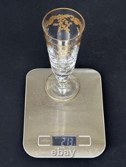 MAGNIFIQUE ancienne GRANDE FLÛTE en CRISTAL BACCARAT SAINT LOUIS à identifier