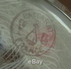 Magnif Sulfure Ancien En Cristal De Baccarat Signe Et Date De 1968