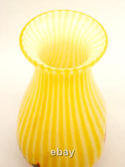 Magnifique Vase Ancien, Verre Souffle, Multicouches, Pantin, Clichy, Debut Xxeme
