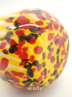 Magnifique Vase Ancien, Verre Souffle, Multicouches, Pantin, Clichy, Debut Xxeme