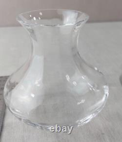 Paire d'anciens petits vases, modèle Touraine, en cristal de Saint Louis