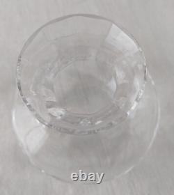 Paire d'anciens petits vases, modèle Touraine, en cristal de Saint Louis