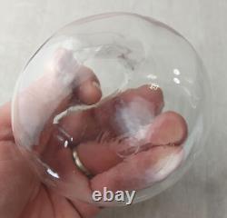 Paire d'anciens petits vases, modèle Touraine, en cristal de Saint Louis