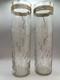 Paire de vases rouleaux en Baccarat ancien ART DECO