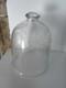 RARE TRÈS GRANDE ET ANCIENNE CLOCHE EN CRISTAL CISELÉ FROMAGE DESSERT XIXeme