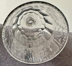 Rare Ancien Verre de Communion Cristal Facettés datée 1838 Époque 19? Charles X