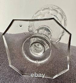 Rare Ancien Verre de Communion Cristal Facettés datée 1838 Époque 19? Charles X