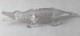 Rare ancien crocodile / alligator / bonbonni&egrave;re, en cristal de Vallerysthal
