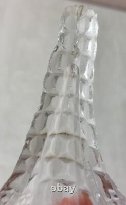 Rare ancien crocodile / alligator / bonbonnière, en cristal de Vallerysthal