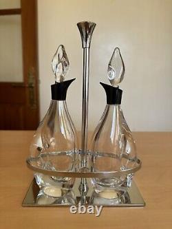 Rare ancien huilier vinaigrier daum nancy coix lorraine cristal annees 60 / 70