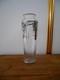 Rare ancien vase en cristal taill&eacute; Baccarat fleur feuille Argent catalogue 1916